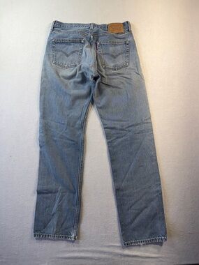 Vintage 90’s Levi’s 501xx Jeans, Light Stonewashed Denim with Blank Red Tag